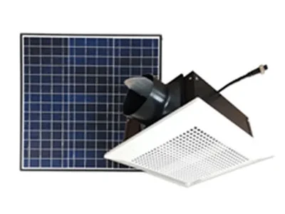 Solar Ceiling Exhaust Fan — solar-powered ceiling exhaust ventilation fan