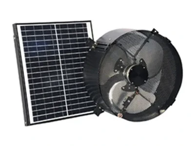 Solar Gable Wall Fan — solar-powered gable vent fan for roof ventilation